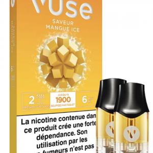 Vuse – Saveur Mangue Ice – 2 Capsules ePod – 6 mg/ml 🥭❄️