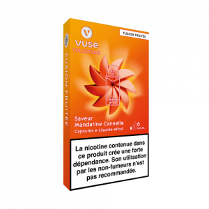 Vuse – Saveur Mandarine Cannelle – 2 Capsules ePod – 6 mg/ml 🍊✨