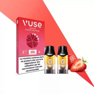Vuse – Saveur Fraise Sauvage – 2 Capsules ePod – 6 mg/ml 🍓✨