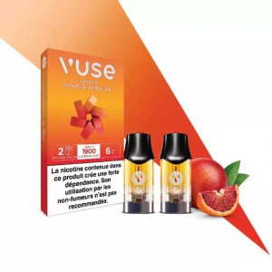 Vuse – Saveur Orange Sanguine – 2 Capsules ePod – 6 mg/ml 🍊✨