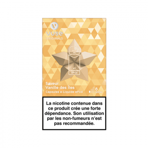 Vuse Originals – Saveur Vanille des Îles – 2 Capsules ePod – 6 mg/ml 🍦🌴