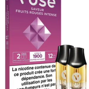 Vuse Originals – Saveur Fruits Rouges Intense – 2 Capsules ePod – 12 mg/ml 🍓🍒