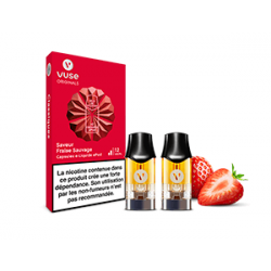 Vuse Originals – Saveur Fraise Sauvage – 2 Capsules ePod – 12 mg/ml 🍓