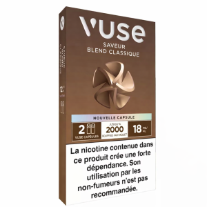 Capsules Vuse ePod – Blend Classique 18 mg (x2) 🚬🔥