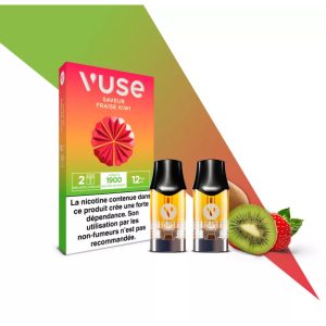 Capsules Vuse ePod – Fraise Kiwi 12 mg (x2) 🍓🥝