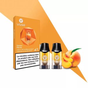 Capsules Vuse ePod – Pêche 12 mg (x2) 🍑